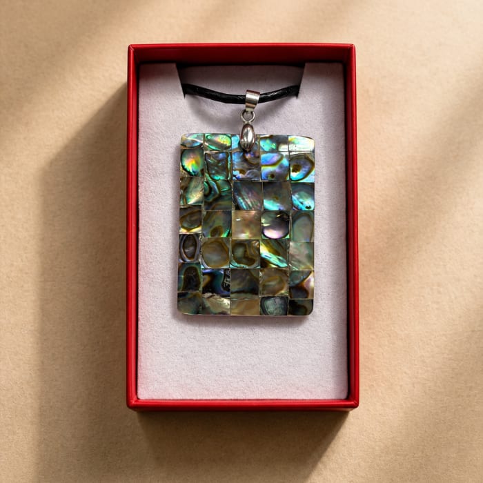 Opalescent Mosaic Pendant