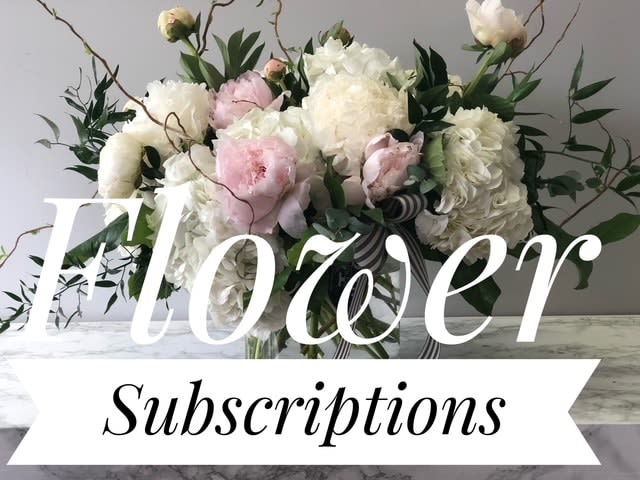 Flower Subscriptions-Weekly, Monthly Options