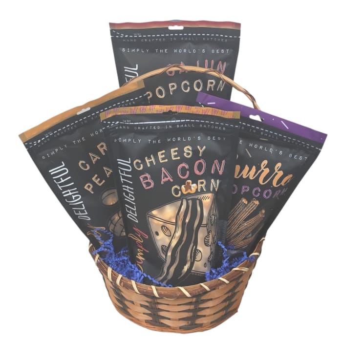Popcorn Lovers Basket (Flavors may vary)