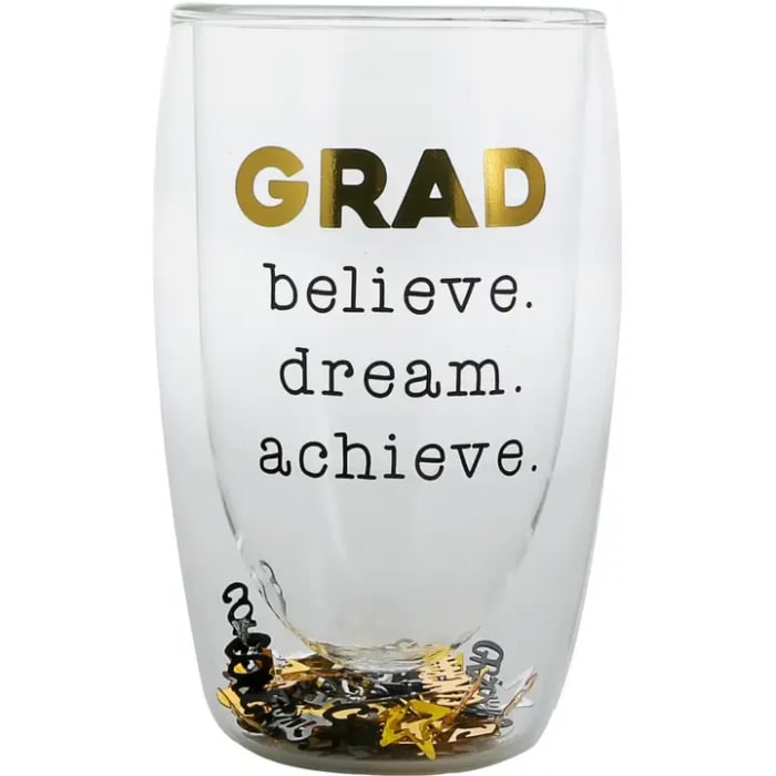 Grad 14 oz. Double Walled Glass