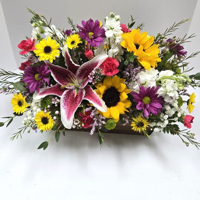 Crate of Wild Flowers