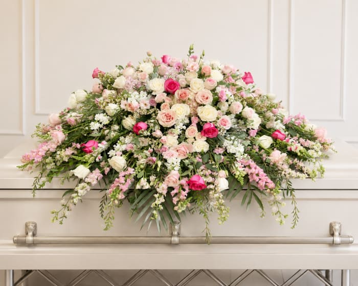 Forever in Bloom Casket Spray