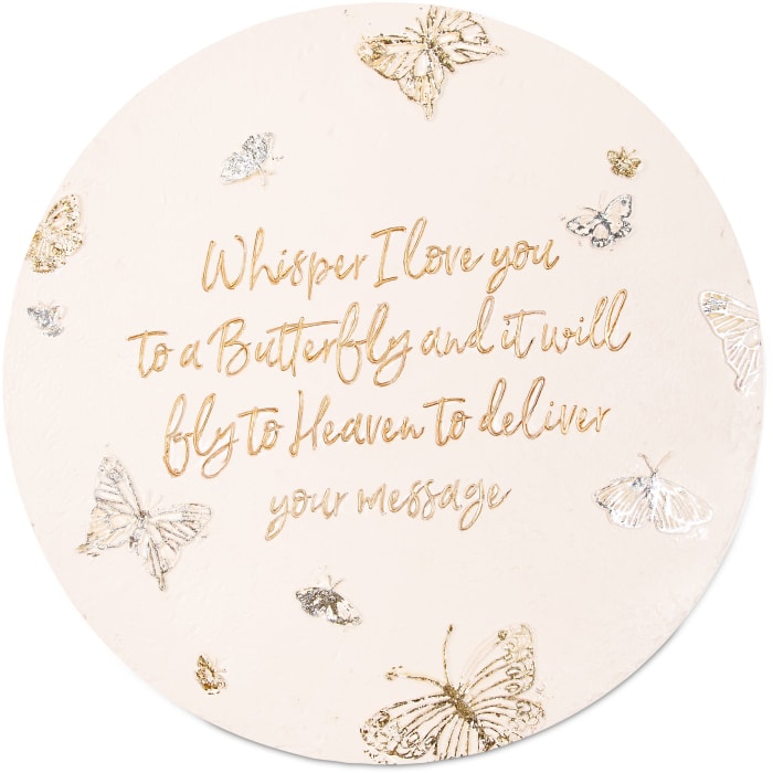 Butterfly Whispers - 10" Garden Stone