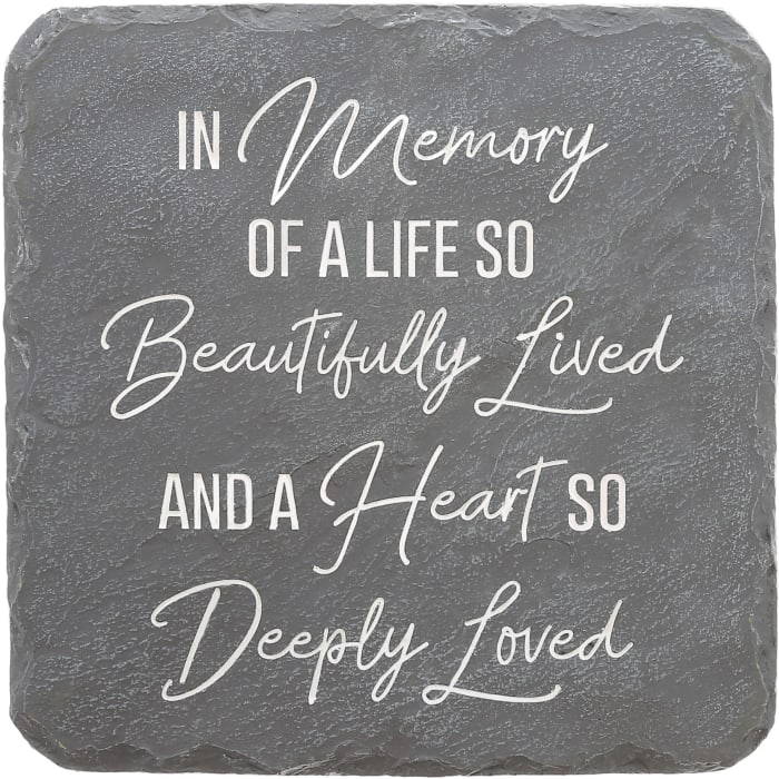 In Memory Garden Stone