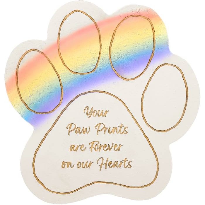 Pawprints on Your Heart Garden Stone
