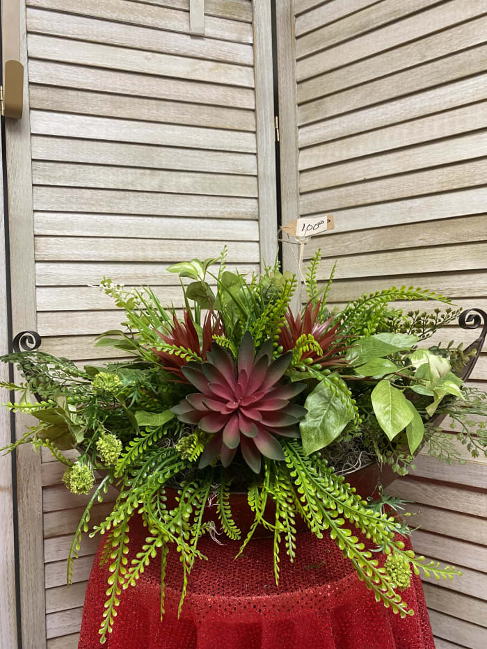 silk  arrangement for table