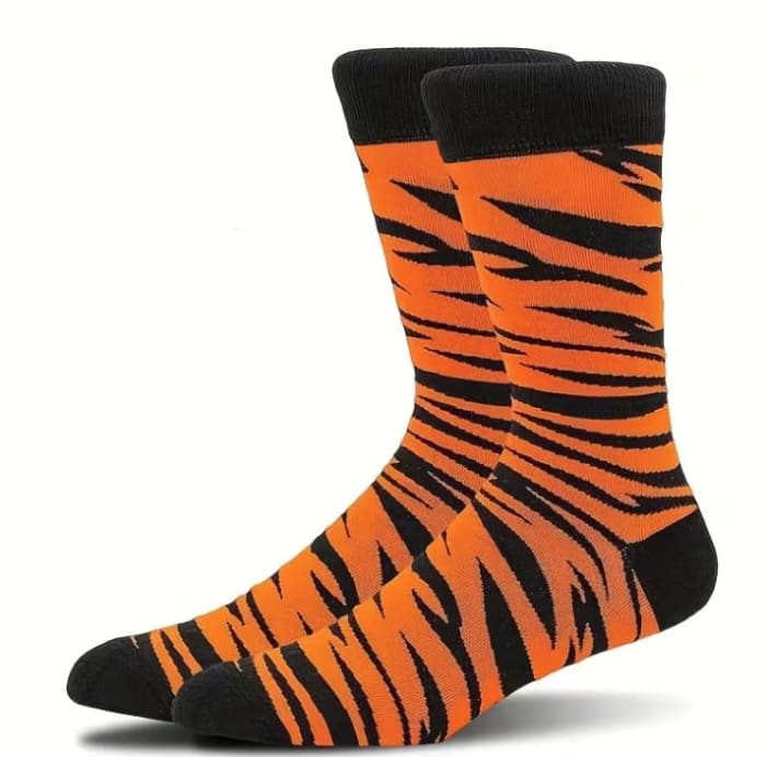 Tiger stripe Mid-calf Socks
