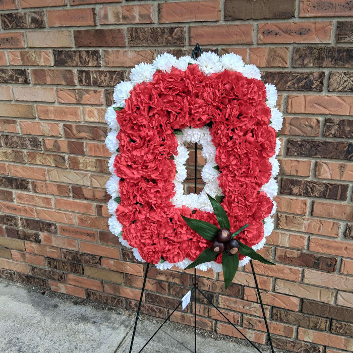 Ohio Silk Wreath
