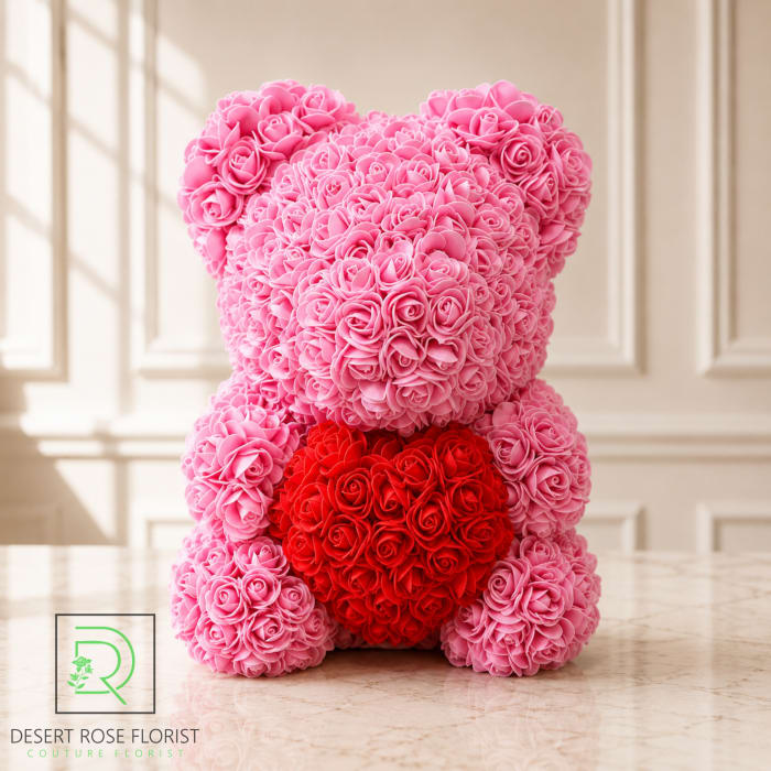 Mrs Chubby Foam Rose Bear
