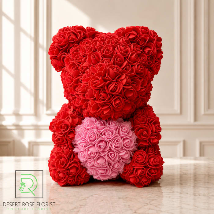 Mr Chubby Foam Rose Bear