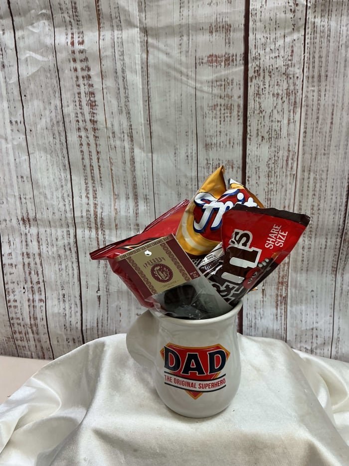 Dad's Day Mug with goodies