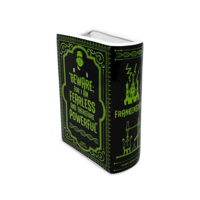 Frakenstein book Vase