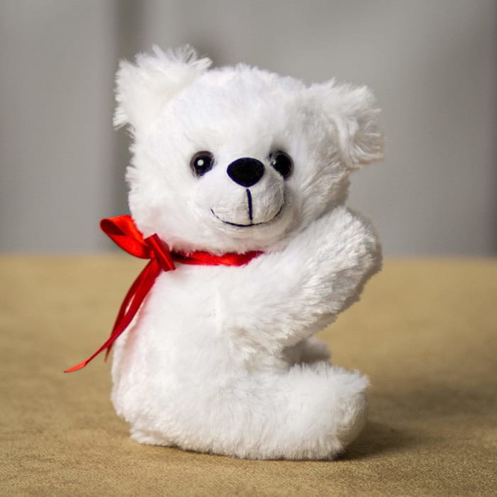 5.5" White Bud Vase Hugger