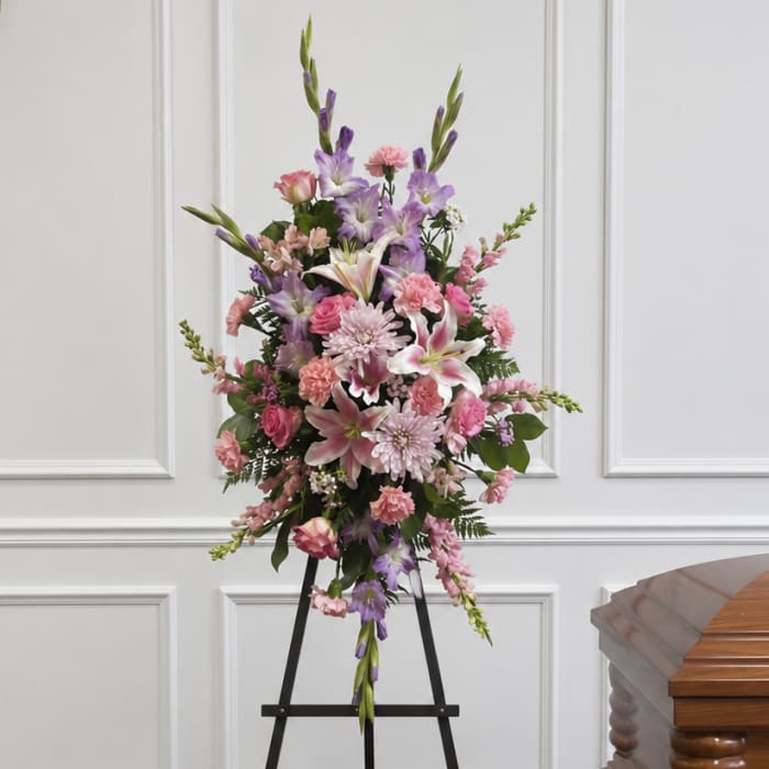 Peaceful Pastel Standing Spray