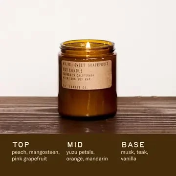 Sweet Grapefruit - 7.2 oz Standard Soy Candle