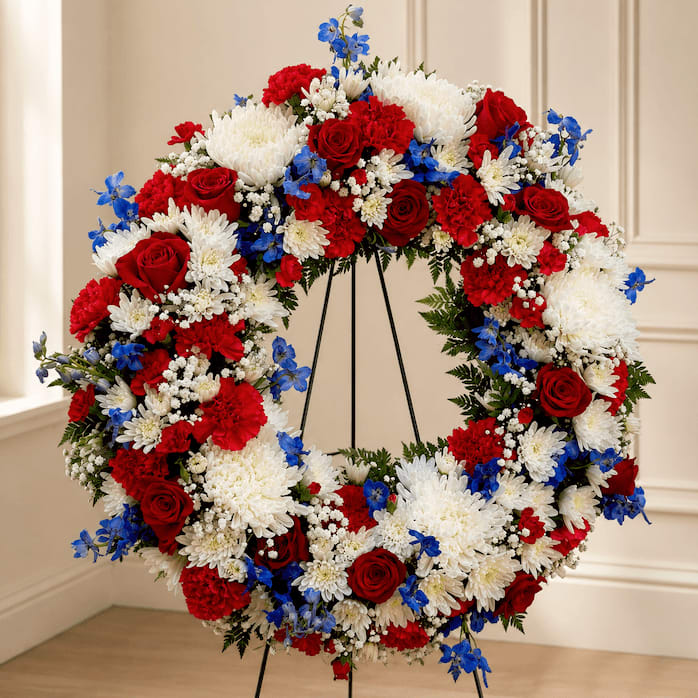 Patriotic Tribute Wreath