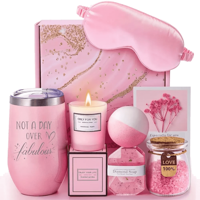 Pretty in Pink Spa Gift Box – Luxury Self-Care Gift Set