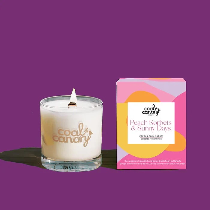 Coal & Canary Peach Sorbets & Sunny Days