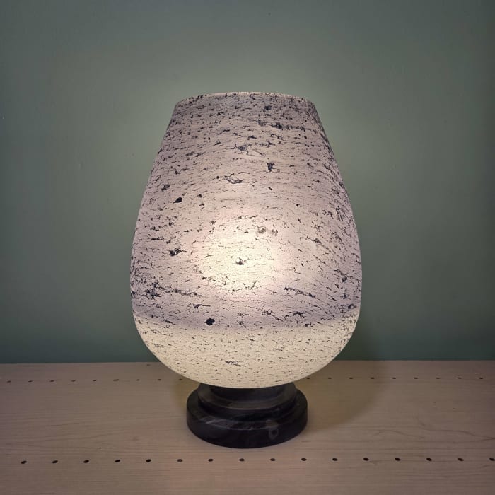 Grey Round Lamp