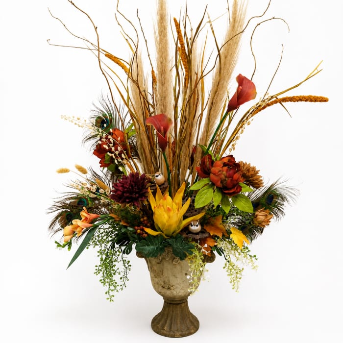Wild Autumn Glory Silk