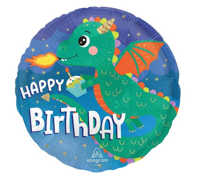 Dinosaur Happy Birthday Balloon