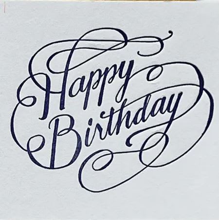 Elegant Happy Birthday Card