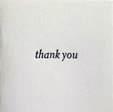 Thank You Card