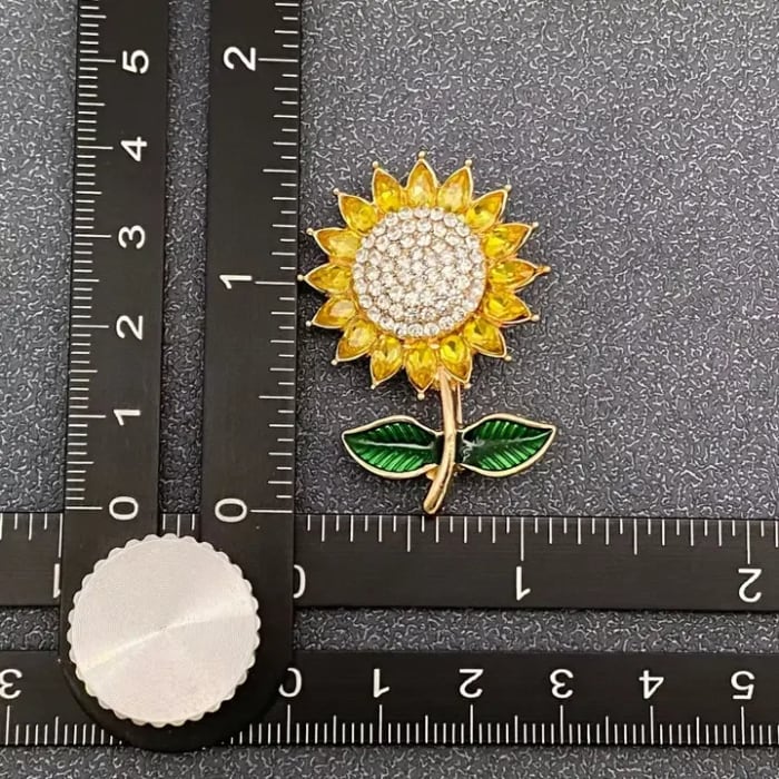 Sunflower Brooch