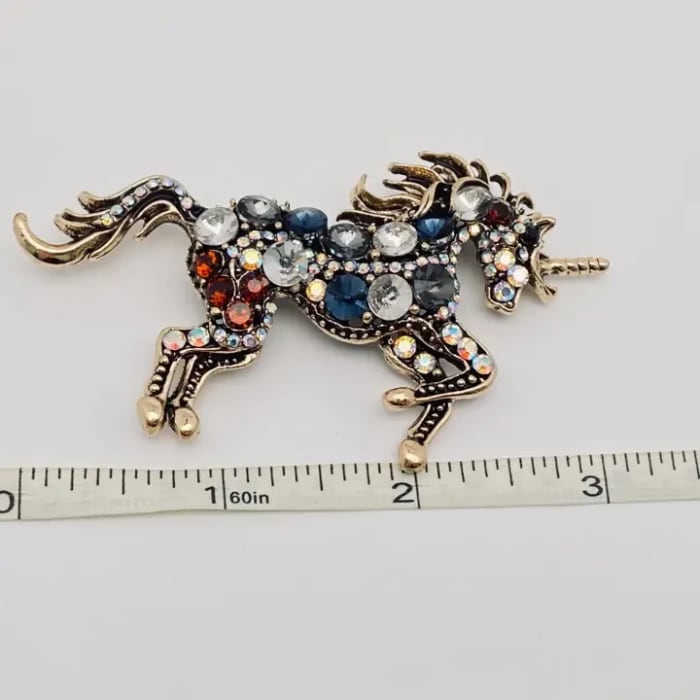 Unicorn Brooch