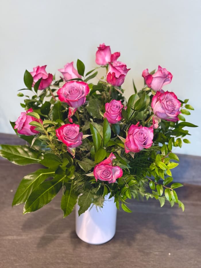 Classic Deep Purple Roses