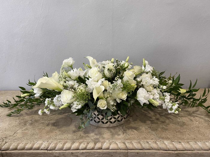 Elegant Green and White
