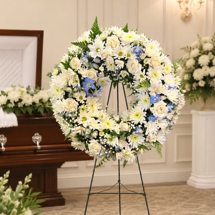 Heavenly Grace Sympathy Wreath
