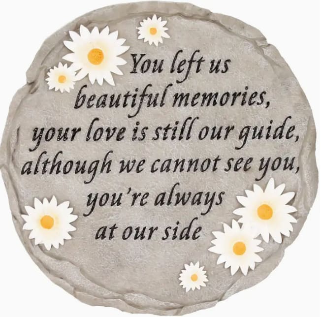 Beautiful Memories Step Stone