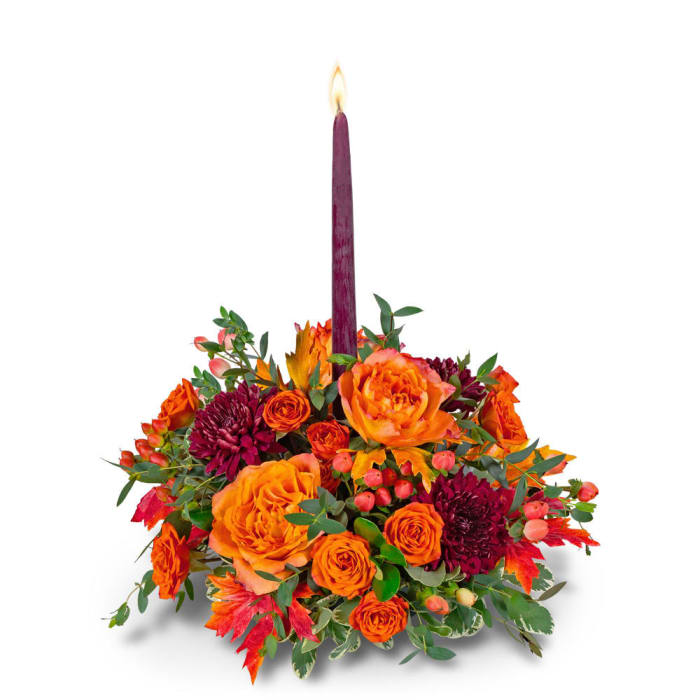 Persimmon Glow Centerpiece