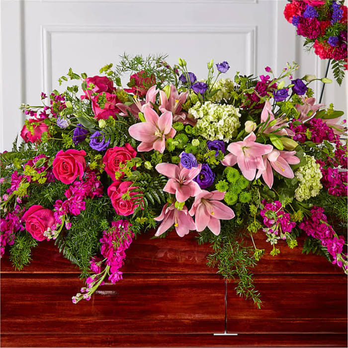 Radiant Tribute Casket Spray