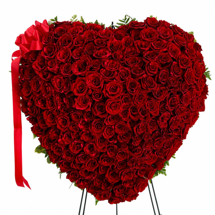 Beloved Farewell Luxe Standing Heart