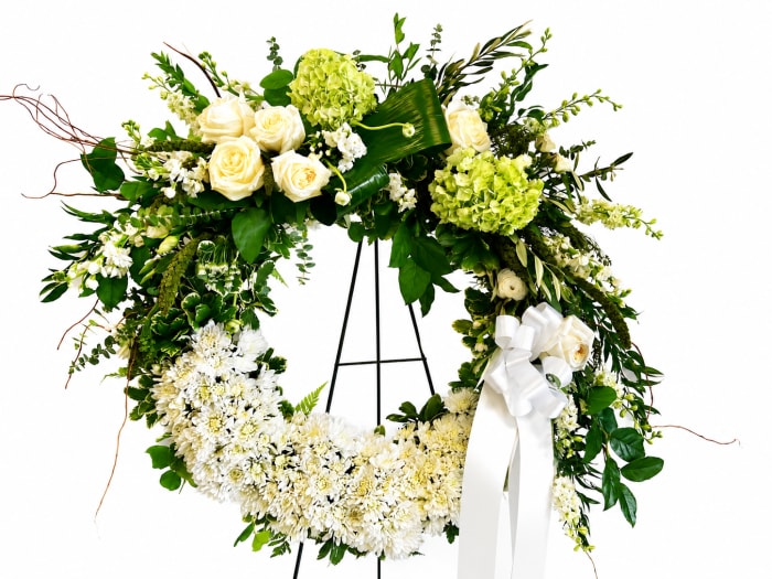 Cherished Farewell standing Wreath
