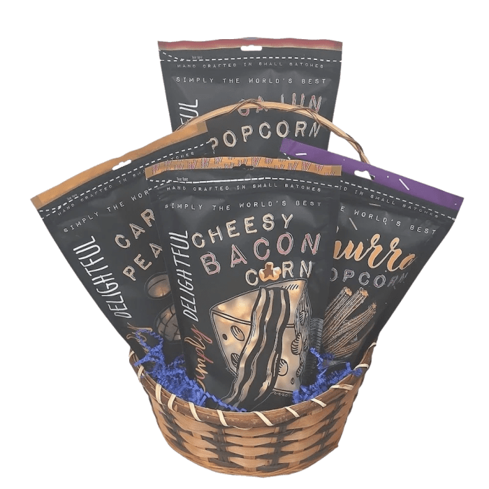 Popcorn Lovers Basket (Flavors may vary)