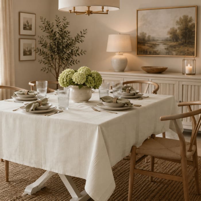 Whipped Cream Table Cloth