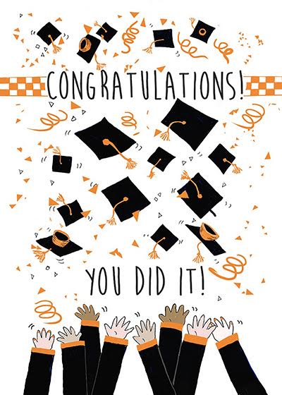 Congratulations, You Did It Card