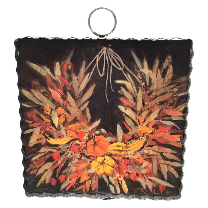 Mini Laurel Wreath Print