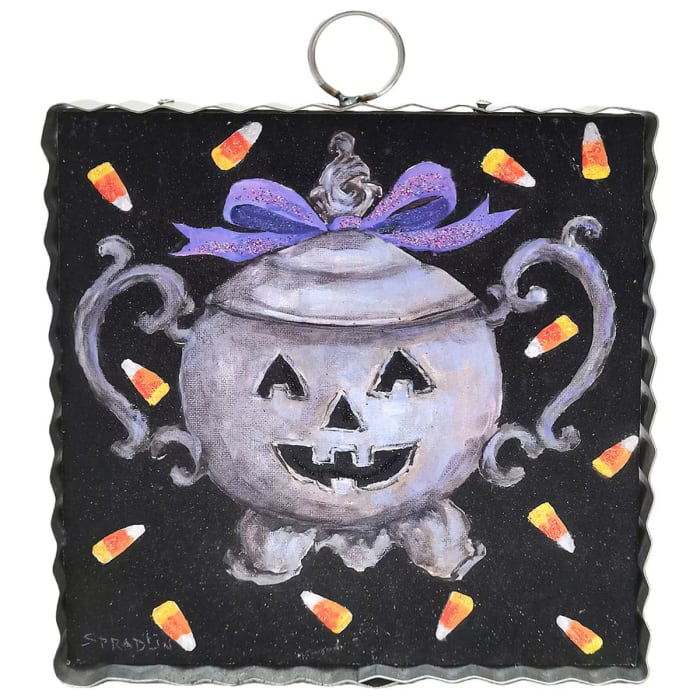 Mini Jack O'Lantern Pot Print