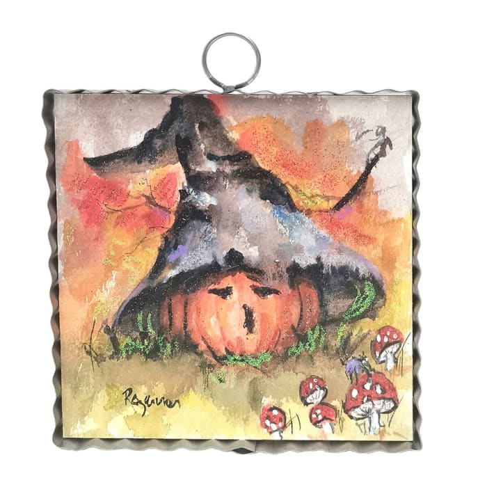 Mini Jack O"Lantern Witch