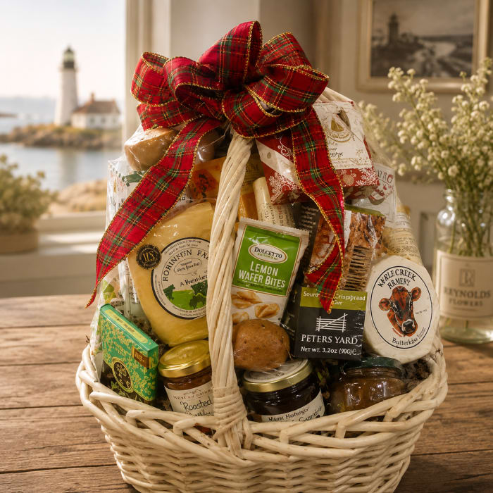 Holiday Cheese and Cheer Basket