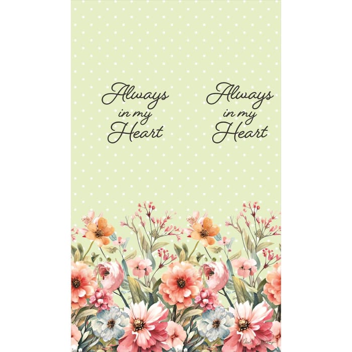 Always in My Heart 13" Mini Art Pole