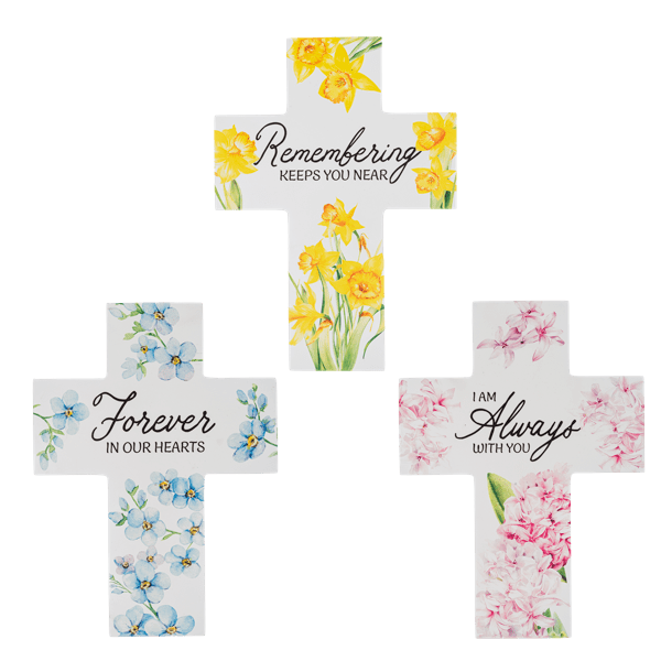 Flower Memorial Cross