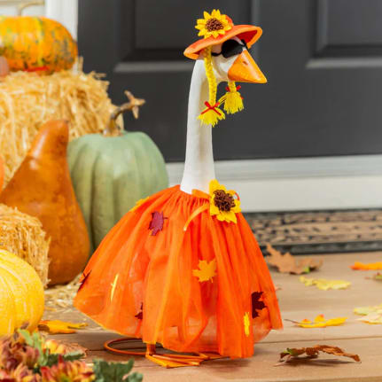 Fall Leaf Dress Outfit