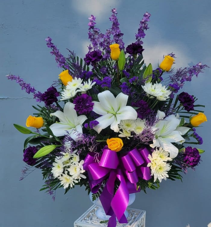 Majestic Purple Sympathy Bouquet