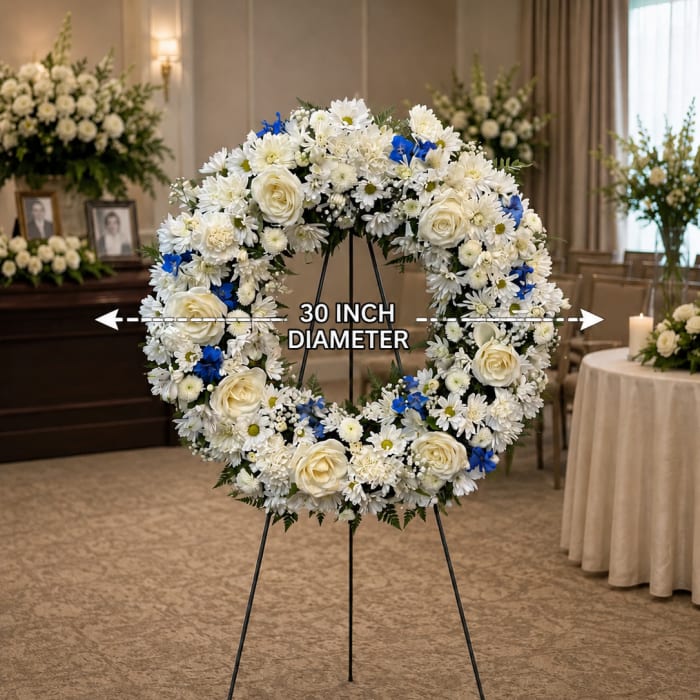 Heavenly Grace Sympathy Wreath