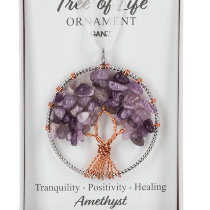 Tree of Life Ornament-Amethyst